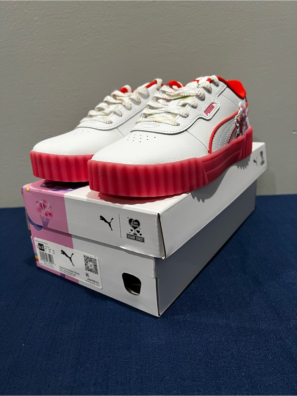 Puma X Care Bears X Sesame Street Carina 3.0 Sneakers 406908-01 Size 6.5 Women’s